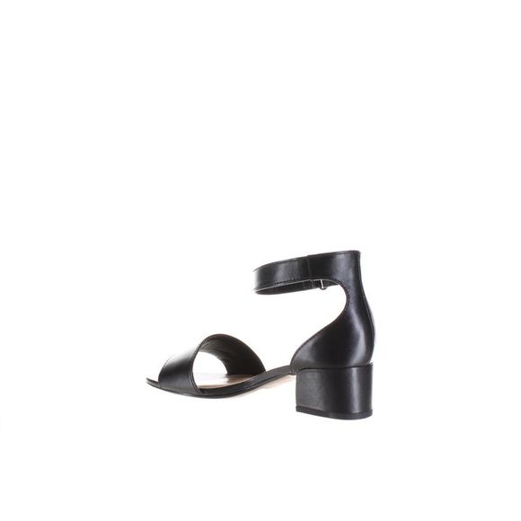 Clarks Womens Caroleigh Anya Black Ankle Strap Heels Size 6.5 Wide (C,D, W) - Picture 3 of 4